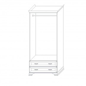 Шкаф 2-х дверный (корпус) Сиена в Режи - rezh.ok-mebel.com | фото 6