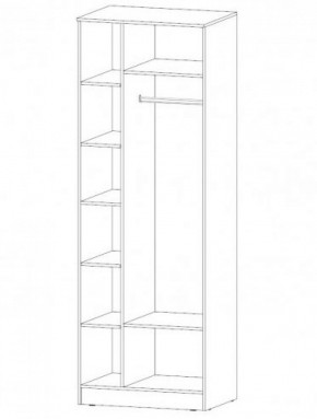 КОСТА-РИКА Шкаф 2-х створчатый (шимо темный/шимо светлый) в Режи - rezh.ok-mebel.com | фото 2