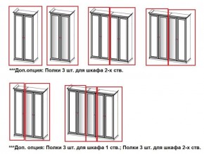Шкаф 2-х створчатый с зеркалом Афина (караваджо) в Режи - rezh.ok-mebel.com | фото 2