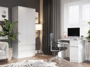 Шкаф 2-ств. с 2 ящиками "Бьянко" в Режи - rezh.ok-mebel.com | фото 4