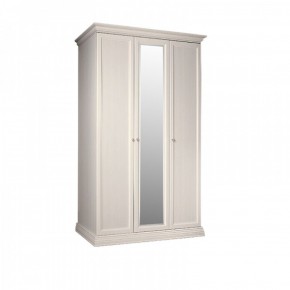 Шкаф 3-х дверный для платья и белья (1 зеркало) Амели штрих-лак (АМШ1/3) в Режи - rezh.ok-mebel.com | фото