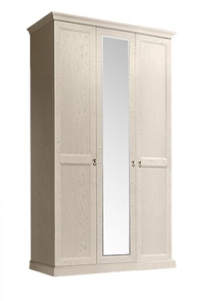 Шкаф 3-х дверный (с зеркалом) для платья и белья Венеция дуб седан (ВНШ1/3) в Режи - rezh.ok-mebel.com | фото