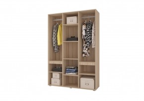 Шкаф 3-х створчатый АНТАЛИЯ (Сонома/Белый софт) в Режи - rezh.ok-mebel.com | фото 2
