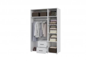 Шкаф 3-х створчатый с ящиками VICTOR (Белый) в Режи - rezh.ok-mebel.com | фото 2