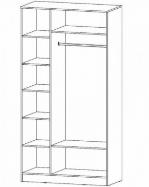 ГАММА Шкаф 3-х створчатый в Режи - rezh.ok-mebel.com | фото 2