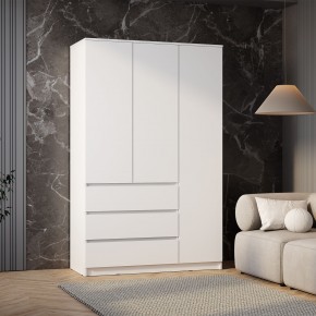 Шкаф 3-х створчатый Симпл ШК-08 (белый) в Режи - rezh.ok-mebel.com | фото 3