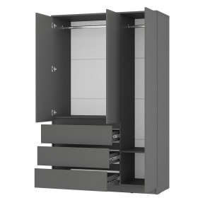 Шкаф 3-х створчатый Симпл ШК-08 (графит) в Режи - rezh.ok-mebel.com | фото 2