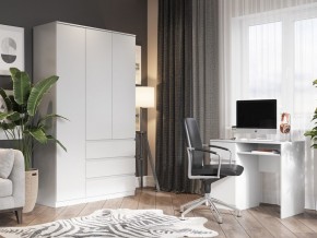 Шкаф 3-ств. с 3 ящиками "Бьянко" в Режи - rezh.ok-mebel.com | фото 4