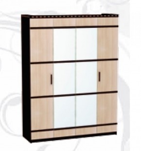 Шкаф 4-х дверный для одежды и белья "Ольга-13" в Режи - rezh.ok-mebel.com | фото
