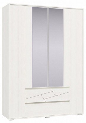 Шкаф 4-х дверный с ящиками АДЕЛИНА (4-4833рам.б) в Режи - rezh.ok-mebel.com | фото