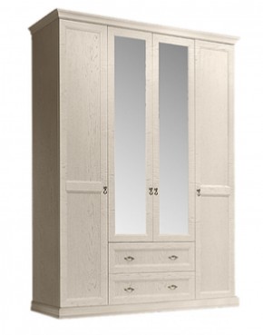 Шкаф 4-х дверный (с зеркалами) для платья и белья с выдвижными ящиками Венеция дуб седан (ВНШ1/41) в Режи - rezh.ok-mebel.com | фото