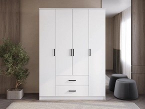 Шкаф 4-х створчатый Титан (белый) в Режи - rezh.ok-mebel.com | фото