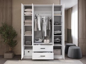Шкаф 4-х створчатый Титан (белый) в Режи - rezh.ok-mebel.com | фото 2