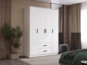 Шкаф 4-х створчатый Титан (белый) в Режи - rezh.ok-mebel.com | фото 5