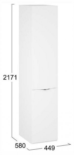 Шкаф для белья Глосс СМ-319.07.001 в Режи - rezh.ok-mebel.com | фото 4