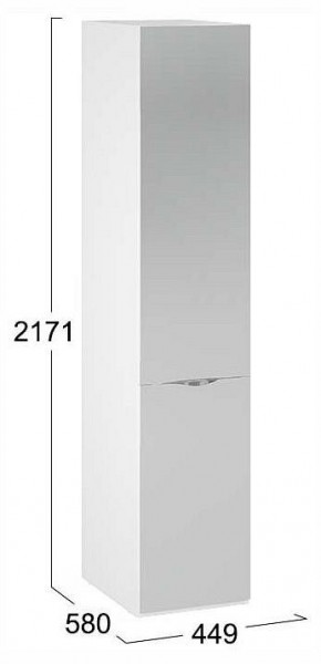 Шкаф для белья Глосс СМ-319.07.002 в Режи - rezh.ok-mebel.com | фото 4