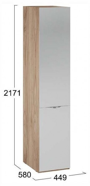Шкаф для белья Глосс СМ-319.07.002 в Режи - rezh.ok-mebel.com | фото 4