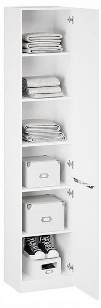 Шкаф для белья Глосс СМ-319.07.011 в Режи - rezh.ok-mebel.com | фото 3