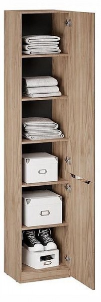 Шкаф для белья Глосс СМ-319.07.011 в Режи - rezh.ok-mebel.com | фото 2