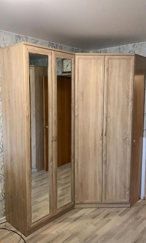 Шкаф для белья со штангой и полками арт.101 в Режи - rezh.ok-mebel.com | фото 3