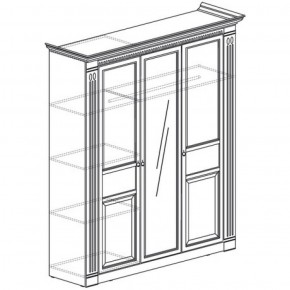 Шкаф 3-х дверный №180 "Лючия" Дуб оксфорд в Режи - rezh.ok-mebel.com | фото 2