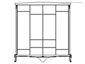 Шкаф для одежды Мокко ММ-316-01/04Б в Режи - rezh.ok-mebel.com | фото 2