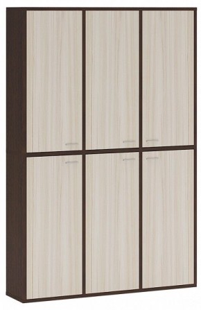 Шкаф книжный Домино СУ(ш3в2)+6ФГ в Режи - rezh.ok-mebel.com | фото