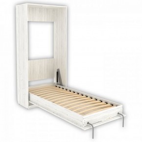 Шкаф-кровать подъемная 900 (вертикальная) арт. К02 Арктика в Режи - rezh.ok-mebel.com | фото