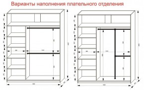 Шкаф-купе 1800 серии SOFT D6+D4+B2+PL2 (2 ящика+1штанга+1 полка) профиль «Капучино» в Режи - rezh.ok-mebel.com | фото 9