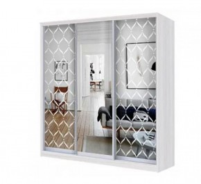 Шкаф-купе ХИТ 22-18-656 СЕТКА С ЗЕРКАЛОМ в Режи - rezh.ok-mebel.com | фото
