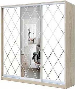Шкаф-купе ХИТ 22-18-666 РОМБ БОЛЬШОЙ МАТОВЫЙ в Режи - rezh.ok-mebel.com | фото