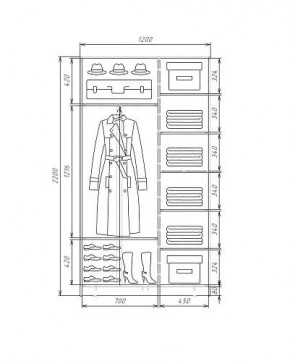 Шкаф-купе ХИТ 22-4-12-88 (420) в Режи - rezh.ok-mebel.com | фото 5