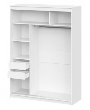Шкаф-купе ШКП 3 Серия 2 (1600) Белый текстурный в Режи - rezh.ok-mebel.com | фото 2