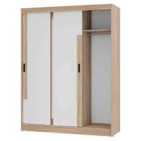 Шкаф-купе Смарт ШКК-06 (дуб сонома/белый) в Режи - rezh.ok-mebel.com | фото 4