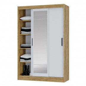 Шкаф-купе Тео ШКК-02 (крафт/белый) в Режи - rezh.ok-mebel.com | фото 4