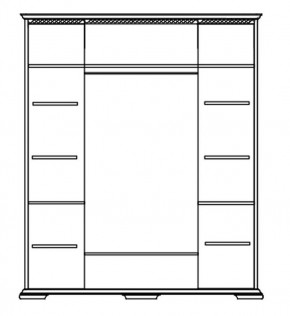 Шкаф Лика (ММ 137-01/04Б) без зеркал в Режи - rezh.ok-mebel.com | фото 4