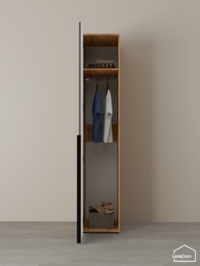 Шкаф Linnea MHR-1 2050х400х510 (ДВ-М 11.1.25) в Режи - rezh.ok-mebel.com | фото 4