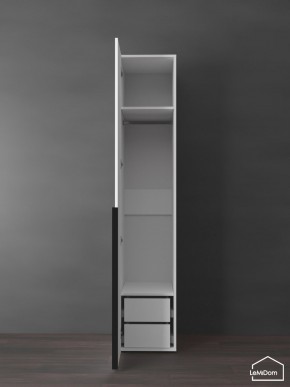 Шкаф Linnea MHR-1-3 2050х400х510 (Белый-М 11.1.2) в Режи - rezh.ok-mebel.com | фото 6