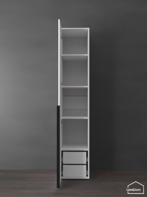 Шкаф Linnea MHR-1-4 2050х400х510 (Белый-М 11.1.1) в Режи - rezh.ok-mebel.com | фото 7