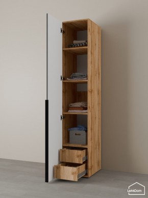 Шкаф Linnea MHR-1-4 2050х400х510 (ДВ-М 11.1.25) в Режи - rezh.ok-mebel.com | фото 5