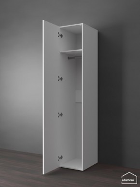 Шкаф Linnea MHR-1PO 2050х400х510 (Белый-М 11.1.1) в Режи - rezh.ok-mebel.com | фото 4