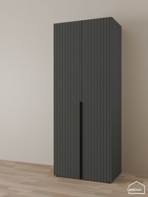 Шкаф Linnea MHR-2-2 2050х800х510 (Графит-М 11.1.25) в Режи - rezh.ok-mebel.com | фото
