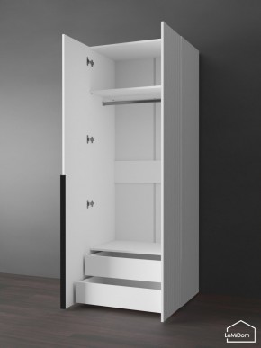 Шкаф Linnea MHR-2-3 2050х800х510 (Белый-М 11.1.1) в Режи - rezh.ok-mebel.com | фото 5