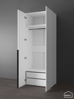 Шкаф Linnea MHR-2-3 2050х800х510 (Белый-М 11.1.1) в Режи - rezh.ok-mebel.com | фото 6