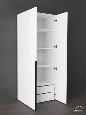 Шкаф Linnea MHR-2-4 2050х800х510 (Белый-М 11.1.1) в Режи - rezh.ok-mebel.com | фото 6