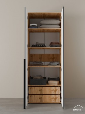 Шкаф Linnea MHR-2-4 2050х800х510 (ДВ-М 11.1.25) в Режи - rezh.ok-mebel.com | фото 5