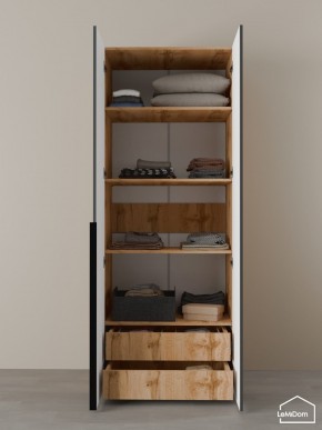 Шкаф Linnea MHR-2-4 2050х800х510 (ДВ-М 11.1.25) в Режи - rezh.ok-mebel.com | фото 6