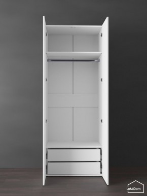 Шкаф Linnea MHR-2PO-3 2050х800х510 (Белый-М 11.1.2) в Режи - rezh.ok-mebel.com | фото 4