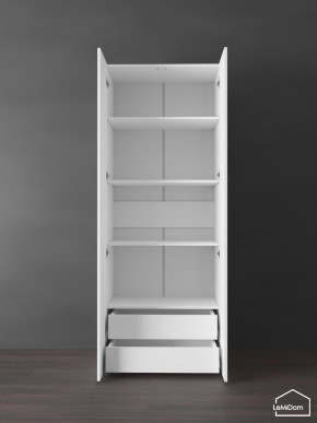 Шкаф Linnea MHR-2PO-4 2050х800х510 (Белый-М 11.1.2) в Режи - rezh.ok-mebel.com | фото 6