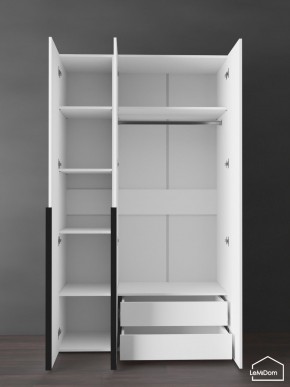Шкаф Linnea MHR-3-2 2050х1200х510 (Белый-М 11.1.2) в Режи - rezh.ok-mebel.com | фото 6